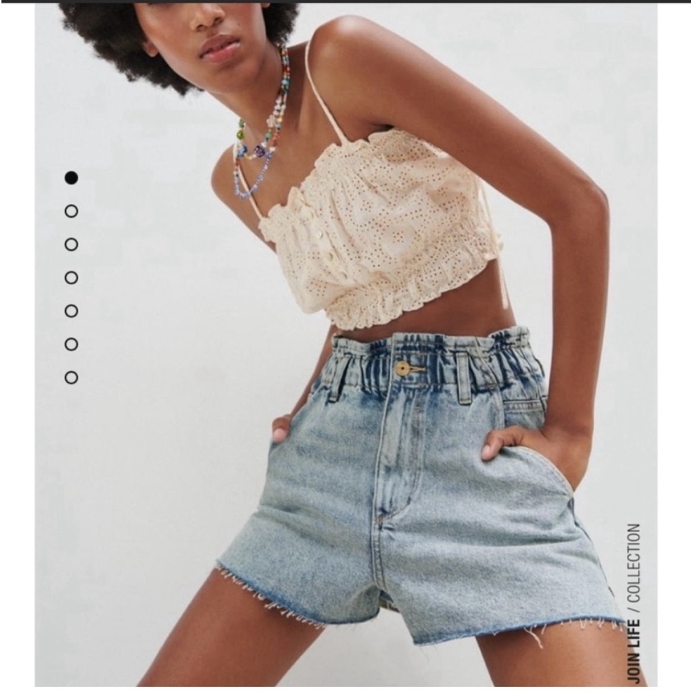 Zara Blue Jean Shorts